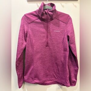 Columbia Magenta Half-Zip Pullover